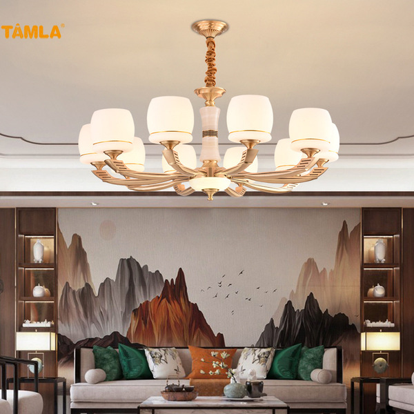 Copper modern and minimalistic design ceiling lamp for country house…