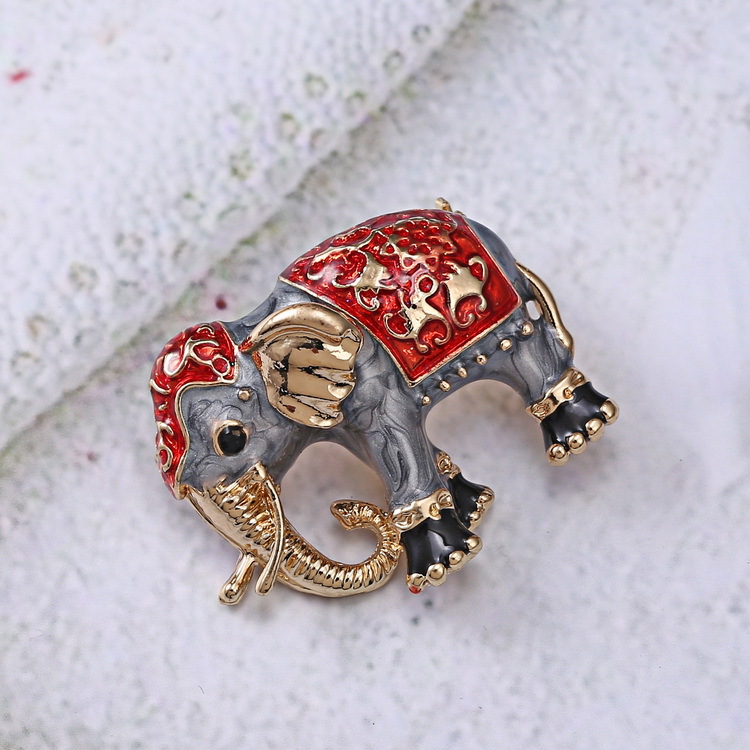20g Weight Rhinestones Inlay Material Brooches Classification Alloy Material Animal Pattern Plating Craft Fashion Pin Animal Alloy Plating Rhinestones Unisex Brooches 17