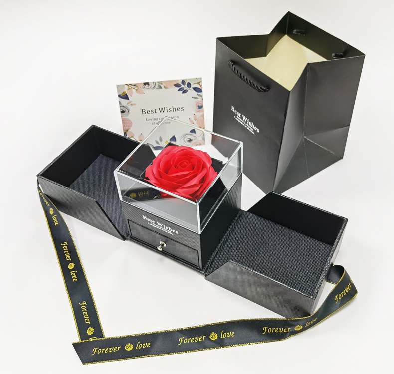 Fashion Style Fashion Solid Color Paper Jewelry Boxes 1 Set