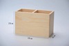 Wooden pens holder, table brush, fashionable storage box, universal pencil case for elementary school students