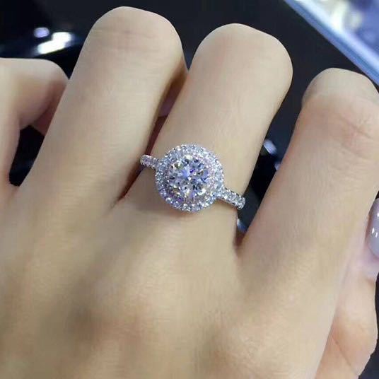 Fashion Geometric Copper Plating Zircon Open Ring 1 Piece display picture 6