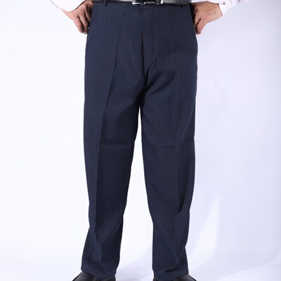 秋冬新款中老年男褲高腰寬松商務休閑褲西裝褲子厚款老年大碼西褲