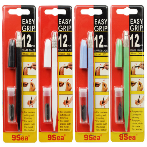 Jiuyang 9Sea small black pen knife cutting rubber stamp 30 degree carving knife office paper carving paper model