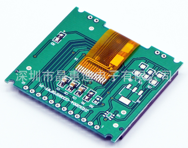 Һ��ģ�� LCM 12864���� SPI ���� FSTN 1.8��ڰ���ʾ����PCB��