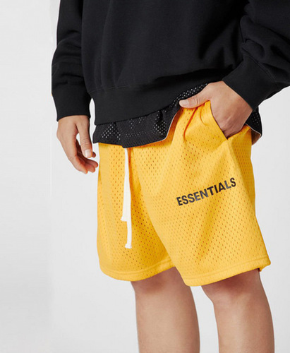 FOG FCAR OF GOD Double-track ESSENTIALS shorts men's mesh fitness quick-drying fashion brand shorts