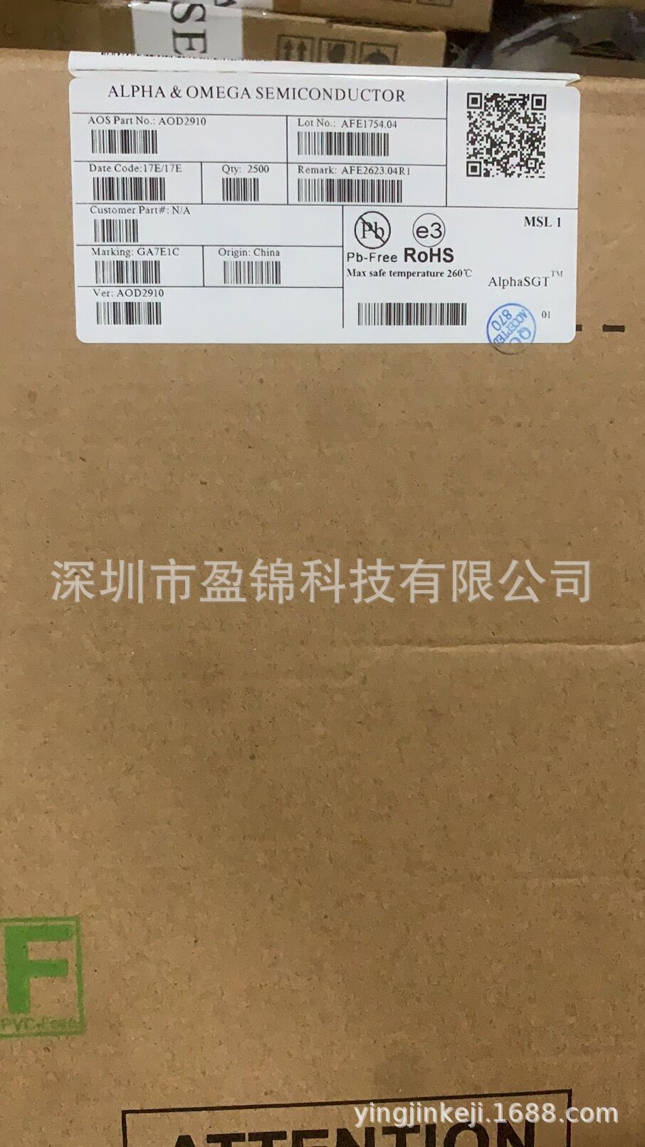 原装万代 AO6401A P沟道MOS管 可接受订货 长期供应