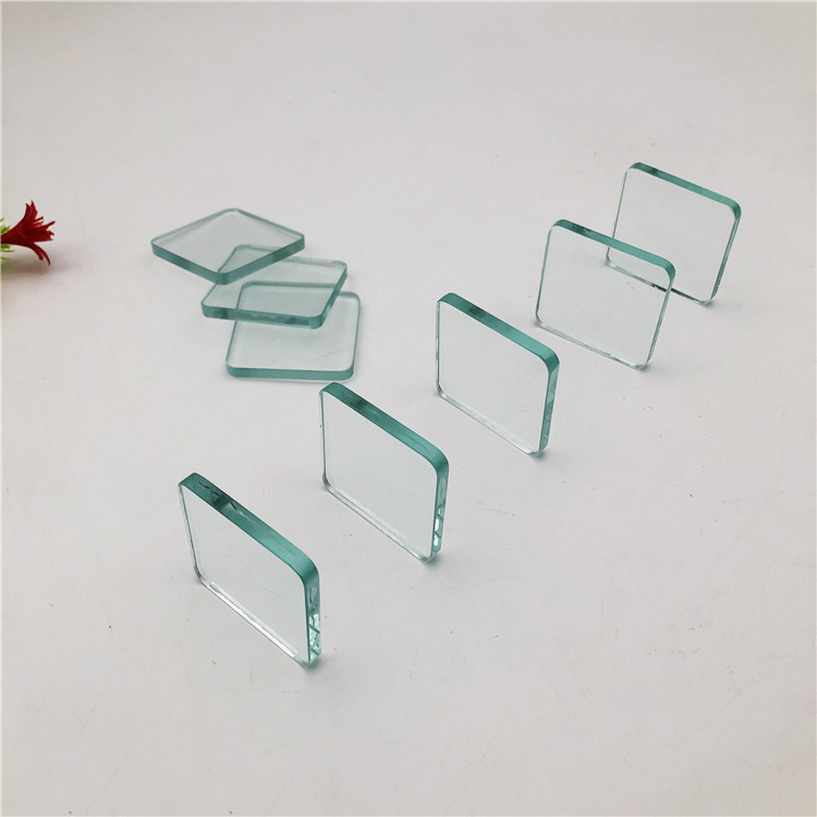 4mm Glass Sheet Small Tempered Glass Simple Edge Small Size Tempered Glass Ordinary Tempered White Glass