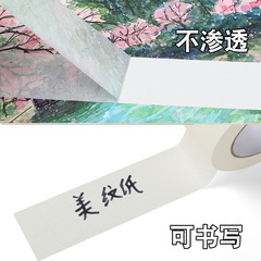 Masking tape for walls, car painting without leaving marks, wall covering, heat-resistant white masking paper for exterior walls, wholesale