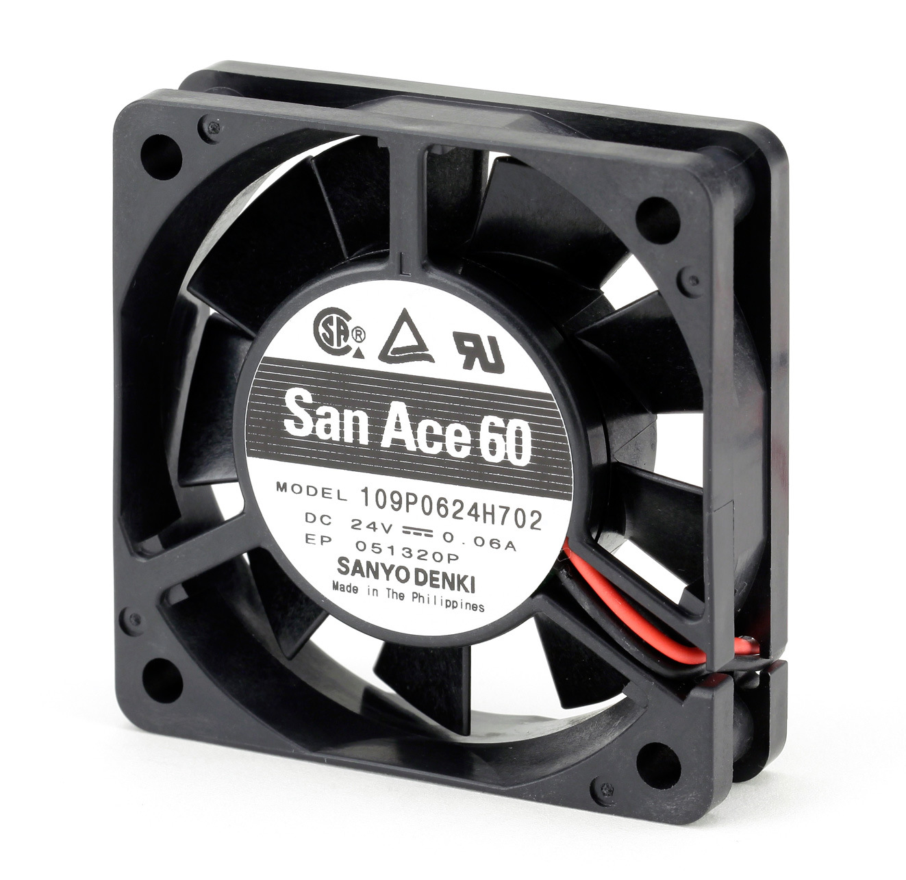109P0624H702  DC24V 0.06A 60*60*15 直流散热风扇