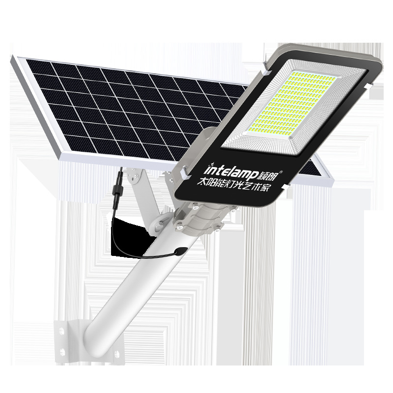 廠家直供太陽能挑臂路燈新農村道路照明庭院家用超亮市政工程工地