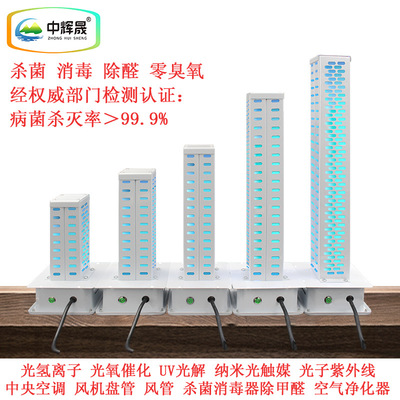 空调风管道纳米光触媒光氢离子催化解子杀菌消毒紫外线空气净化器