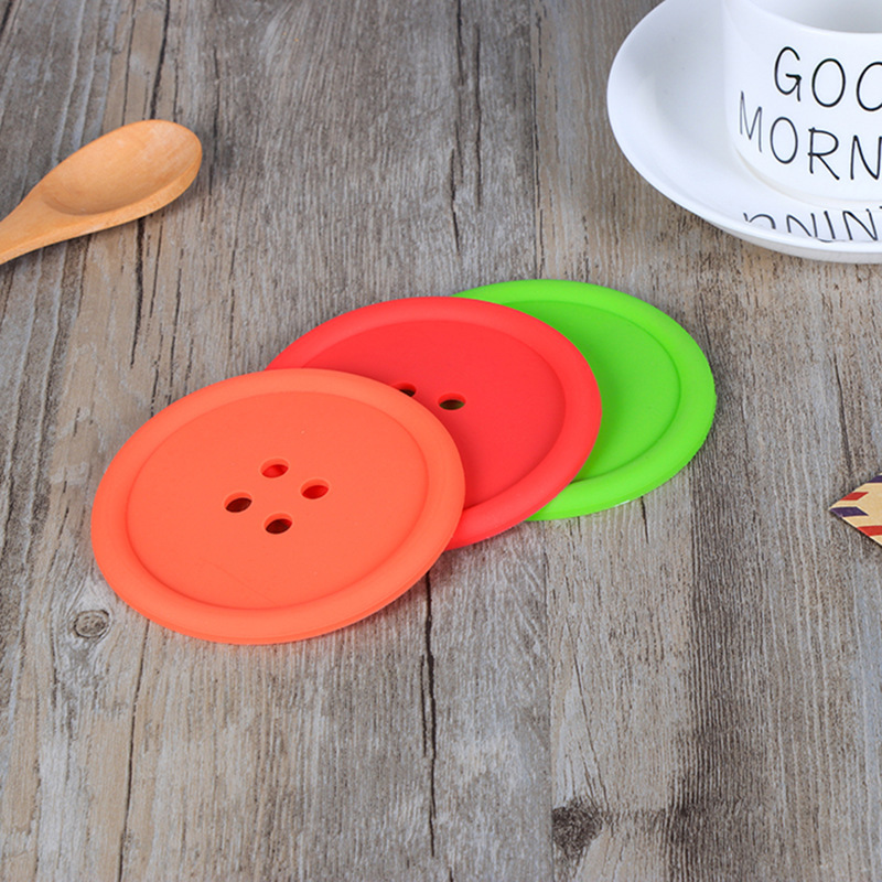 个性定制纽扣杯垫防水防烫餐桌垫促销礼品酒吧啤酒杯垫厂家直销|ms