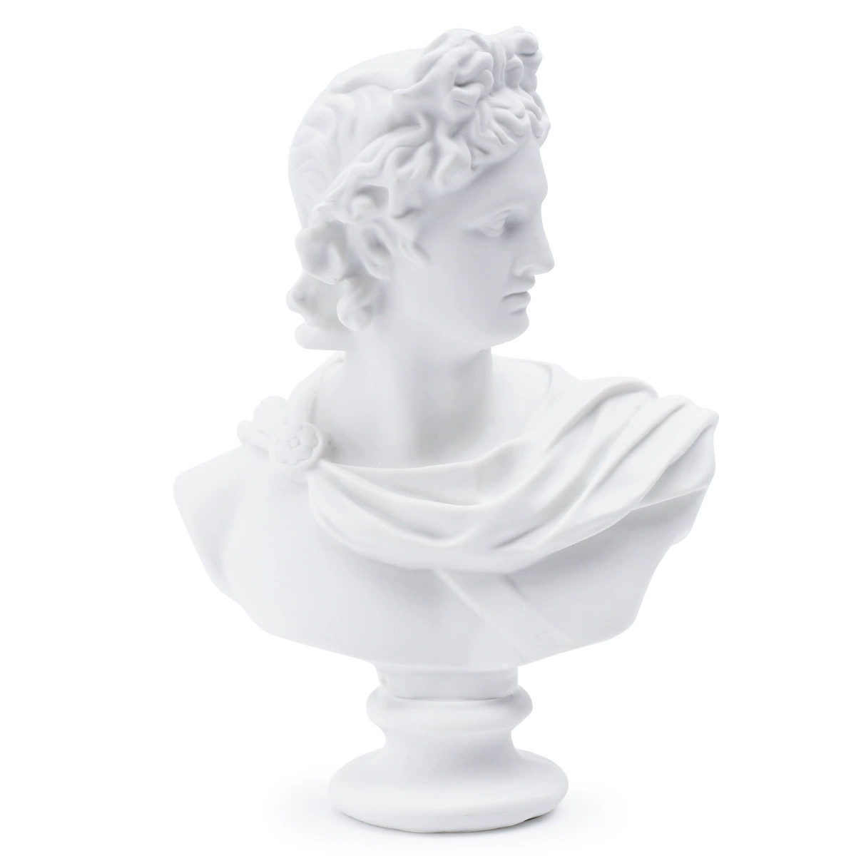 Известняковая гипсовая статуя художественная быстрая зарисовка скетч plaster похожий домашний декоративный орнамент фигура как Аполлон