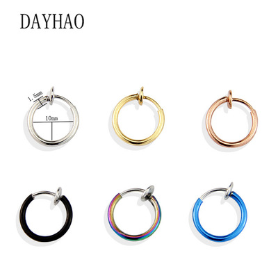 日韓無耳洞耳環男女耳夾 钛鋼男士個性耳飾 潮男潮人無孔耳扣禮物