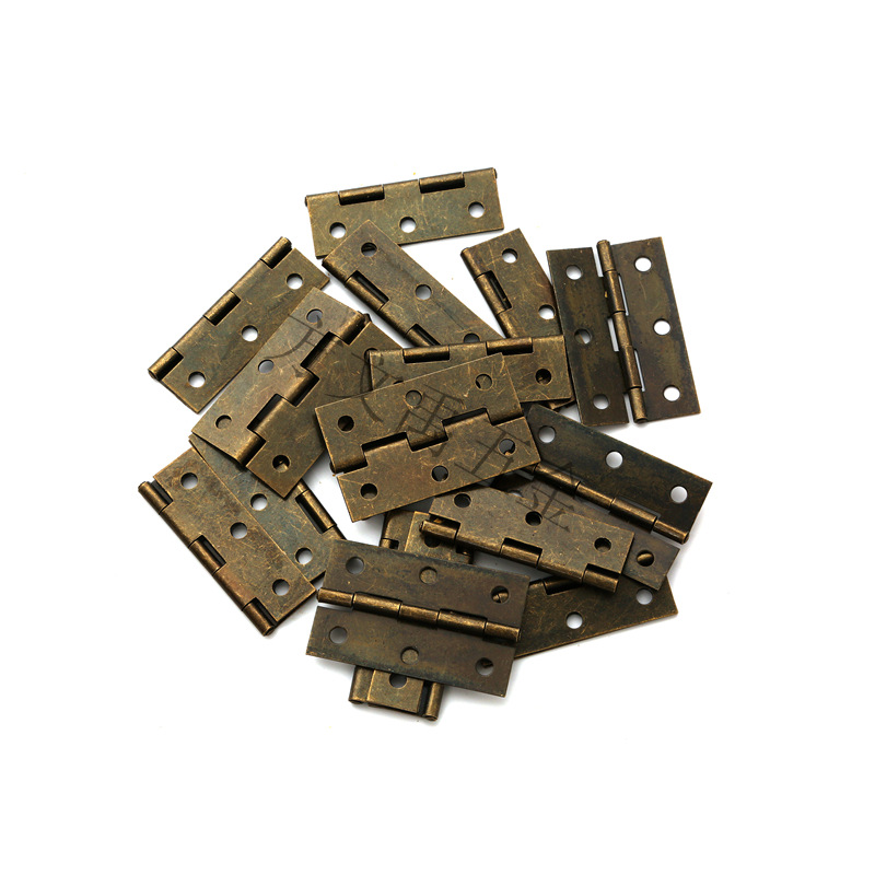 청동 6.2CM 사각 경첩 180 도 철 경첩 선물 상자 힌지 62*37MM 상자 다시 유니버설