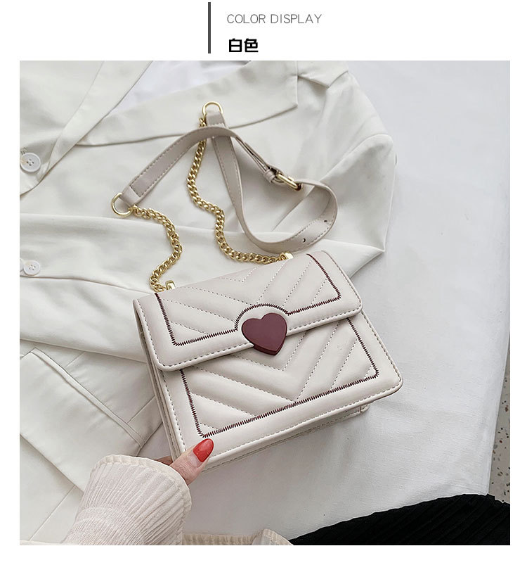 New Trendy   Fashion One Shoulder Chain Bag Texture All-match Messenger Small Square Bag display picture 4
