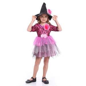 Children’s costume Girl Dress little witch Princess Dress Suit Girl Boy Costume Dance Costume