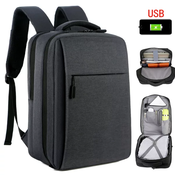 Casual Backpack Male Salesman Business Backpack Laptop Bag Travel Bag Gift Label
