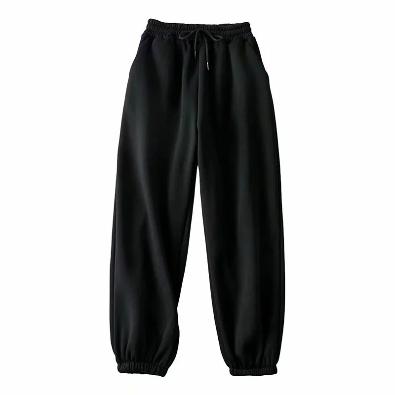 velvet thickening solid color sports pants NSAC14999