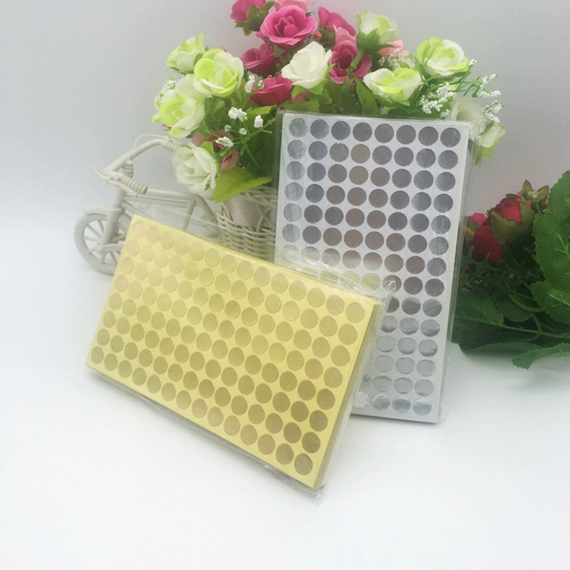 В наличии Золотой Серебряный круглый уплотнительный стикер наклейка с классификацией цветов Марк офисный клей Этикетка оптом