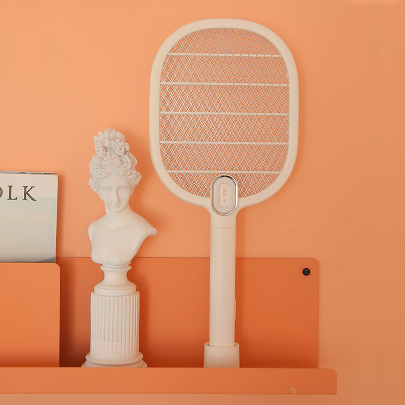 3life叁活手持led灯电蚊拍 家用usb充电灭蚊拍多功能苍蝇拍