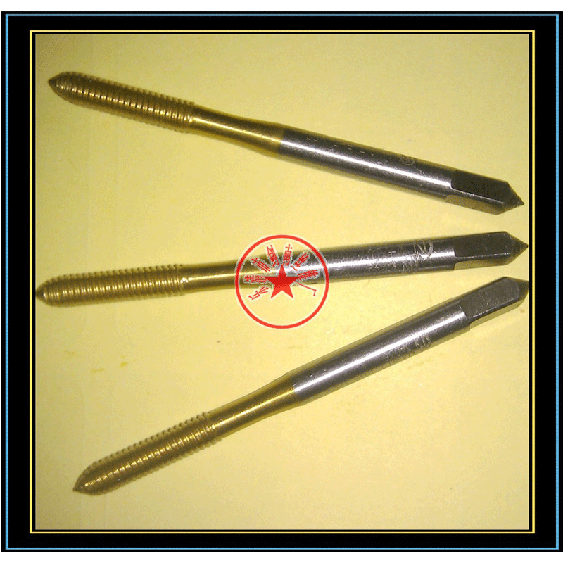 供应全磨制镀钛高性能挤压丝攻丝锥 机用丝锥