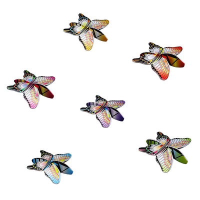 new pattern Mini Butterfly foam Paper Airplane trumpet insect modelling Glider activity gift children Toys