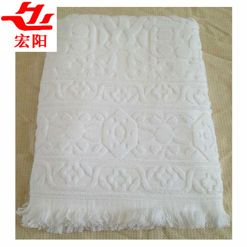 Turkey flow comb towel bath towel jacquard Jacquard LOGO white plain color yarn-dyed personalized weaving factory