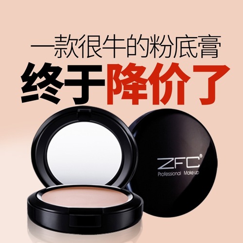 ZFC Foundation and Concealer, Spot Cover, Wet Powder, Studio Makeup, for Women