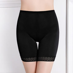 玉媚8970冰絲無痕加肥加大碼高腰內褲女士收腹安全褲打底褲防走光