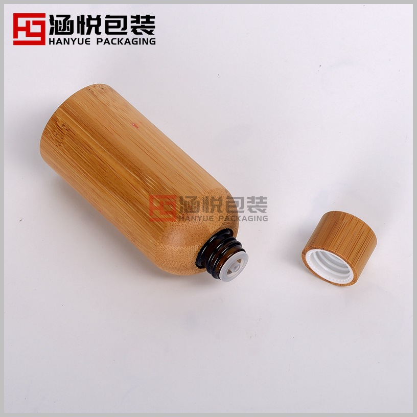 Botellas de bambú para envase cosmético, de 10ml, 15ml, 30ml, 50ml, 100ml, también para aceites esenciales.