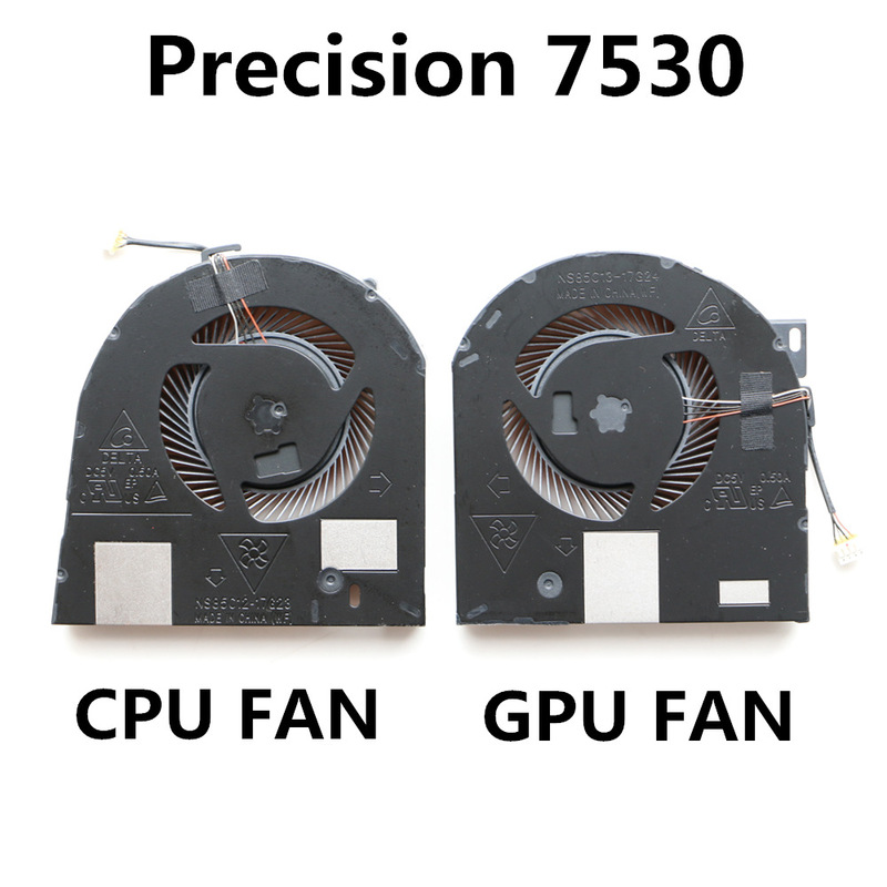 For DELL Precision 7530 7730 fan CPU + GPU