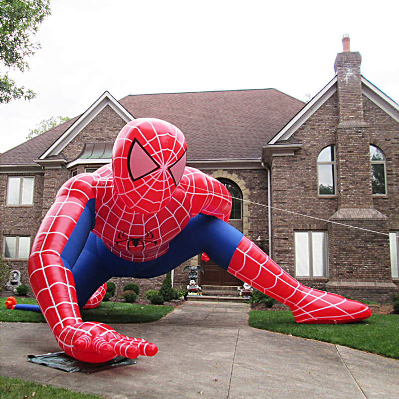 充气气模庆典蜘蛛侠厂家假日庆典舞台装饰PVC气模