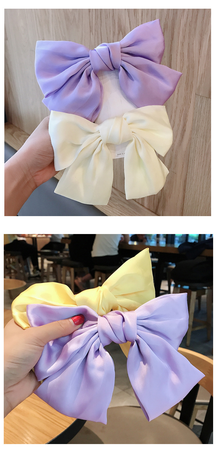 Super Fairy Bow Hairpin Back Hairpin Bangs Clip Headdress Korea Hair Accessories Wholesale Nihaojewelry display picture 7