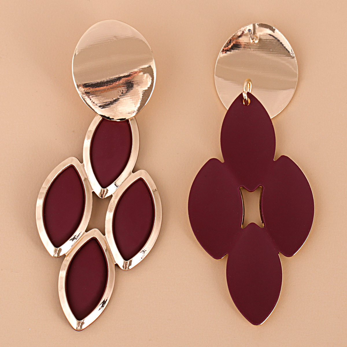 Fashion Plant Leaf Earrings display picture 7