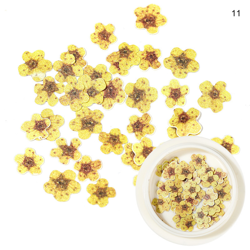 Joyas de manicura de la princesa inswind coloridas flores y hojas pájaros mariposas primavera serie de pulpa de madera parche de manicura