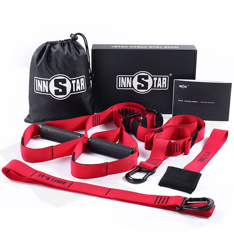 INNSTAR Hanging Belt Home Gym Suspension Band workout Pull