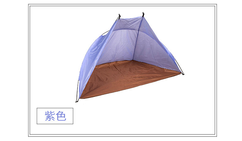 Beach tent outdoor beach sunshade rainproof automatic quick opening 3-4 portable fishing camping picnic tent