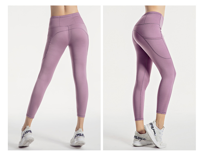 6 pantalones de chándal de yoga de bolsillo NSYS7391