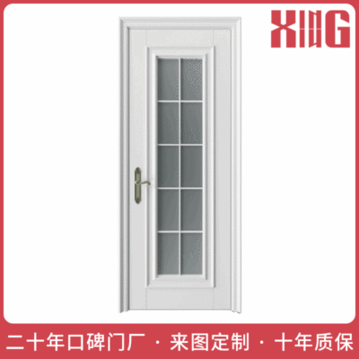 厂家直销 室内玻璃木门透光易洁防腐防霉厨房门 实木复合免漆木门