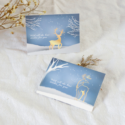 Creative marble blessing card, thank you letter, postcard, lover's greeting card, paper card, small card, small greeting card wholesale