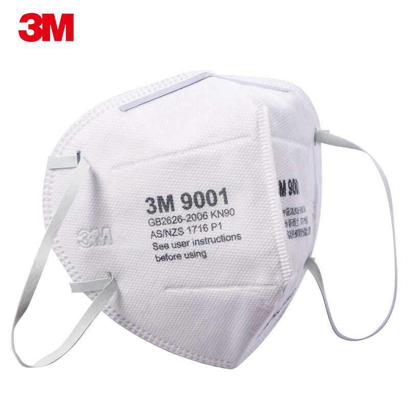 3M9001 9002 máscara anti-niebla y neblina polvo industrial KN90 grado material particulado anti-PM2.5 plegable cabeza desgaste para hombres y mujeres