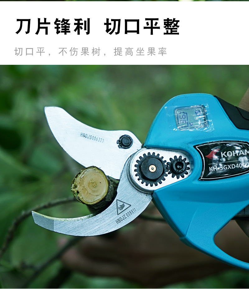 嘉航电动修枝剪 自由伸缩延长杆高空电动高枝剪 果树锂电池剪刀-阿里巴巴