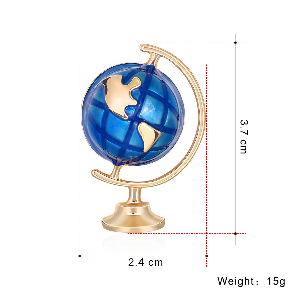 Blue Planet Astronaut Fashion Brooch display picture 4