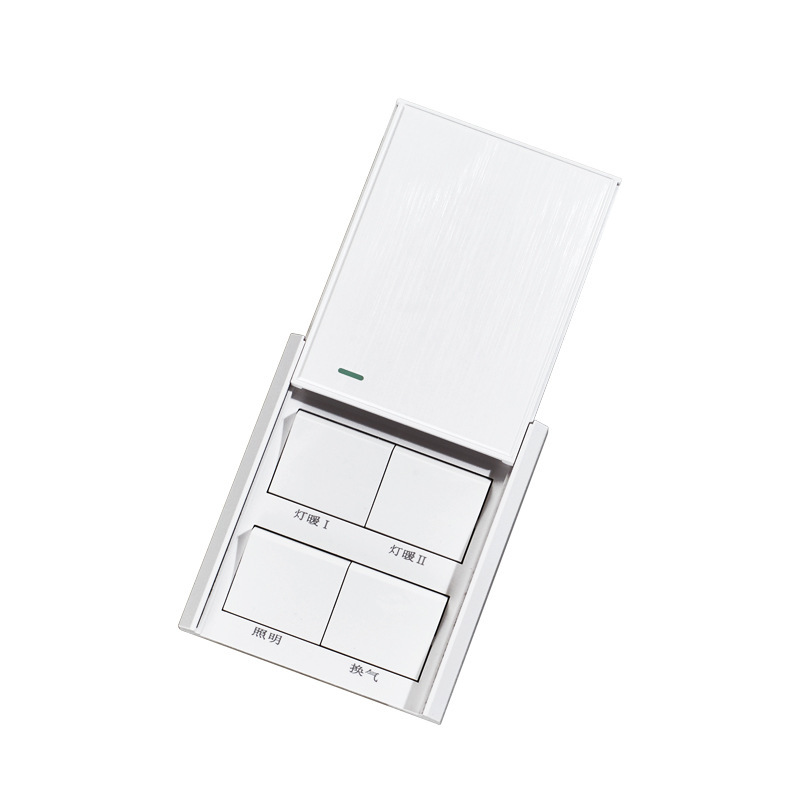 Slide-up white four-open