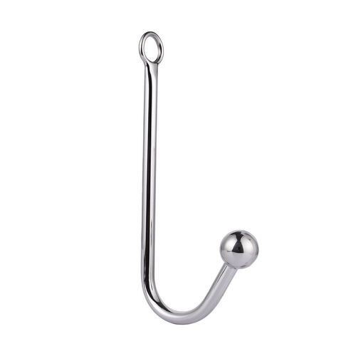 Adult toys, sex toys, metal anal hooks, stainless steel SM single ball anal hooks, sex toys, tools, tools manufacturer