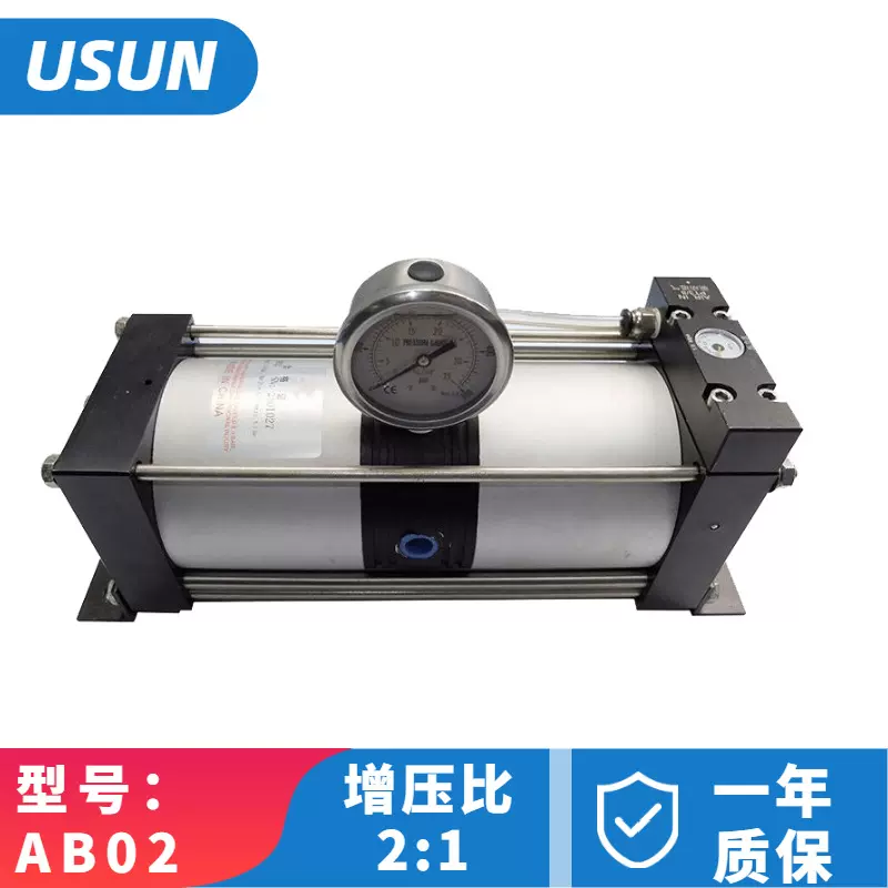 2倍空气增压泵压缩增压泵空气增压器小气源增压器气动增压阀