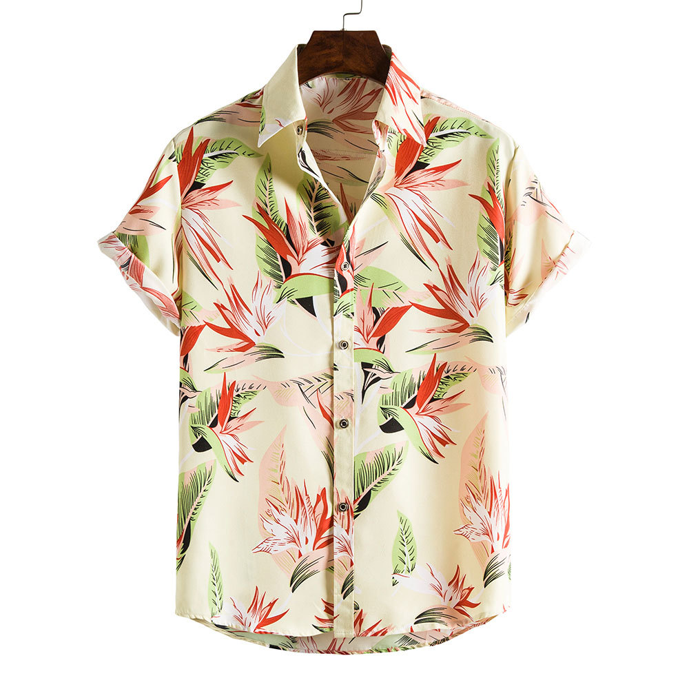 Men's Ditsy Floral Blouse Men's Clothing display picture 76