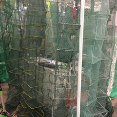 Factory direct sales shrimp net fishing cage fishing net shrimp cage crab crucian carp net lobster breeding fish cage fish protection bait