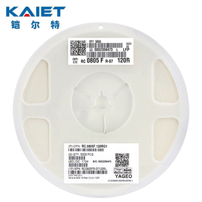 0805贴片电阻 120Ω (1200) ±1% 120R RC0805FR-07120RL国巨电阻|ru